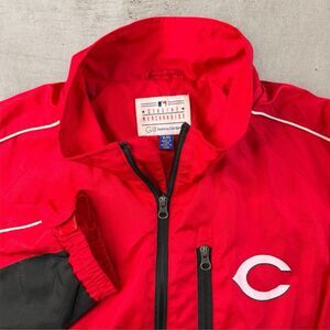 Vintage Cincinnati Reds Full Zip Jacket Men’s XL GIII Carl Banks Windbreaker MLB